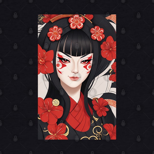 Beautiful Geisha Girl by VISUALUV